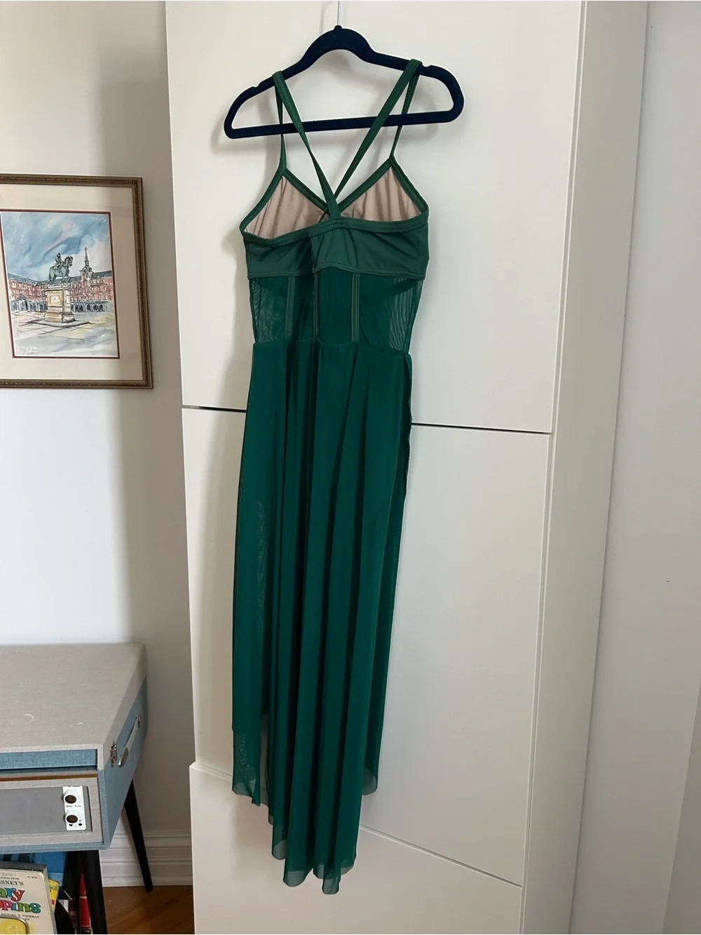 Weissman Deep Green High-Low Contemporary Lyrical Dance Dress - LC